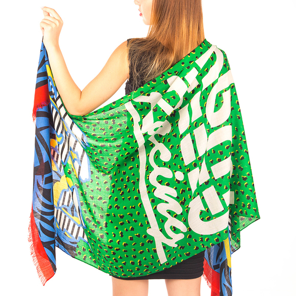 MARC BY MARC JACOBS YELLOW PALANKIN SCARF | WOMENS SIZE 201X80 - Picture 3 of 3